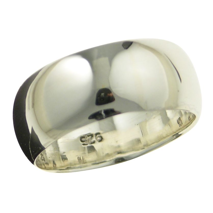 Bague D.S.A.  Jonc uni 8mm  R1345, Size: 6