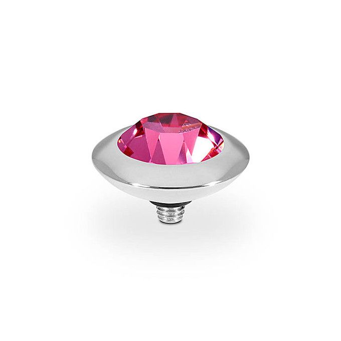 QUDO Tondo 10 mm argent, Color: Rose
