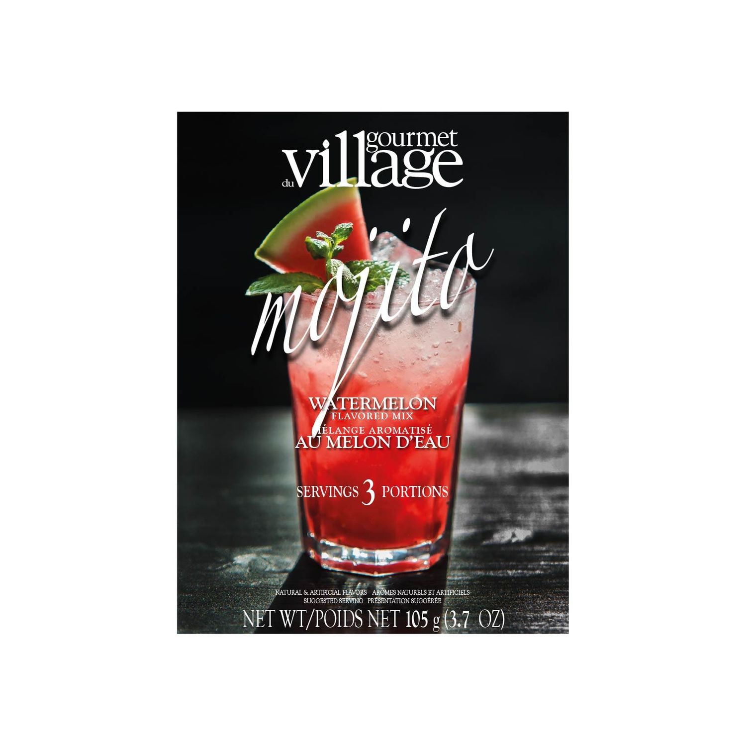 Mélange  aromatisé Mojito au melon d'eau  Gourmet du Village (105g)
