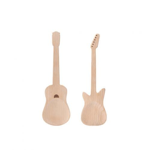 Cuillères à salade guitare de Kikkerland