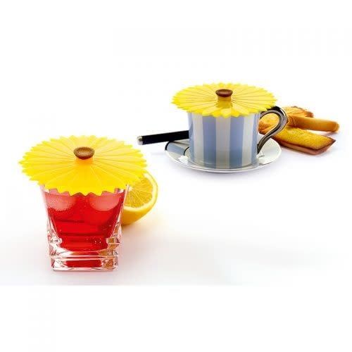 Ens. de couvercle en silicone tournesol (10.5cm) de Charles Viancin (chaud)