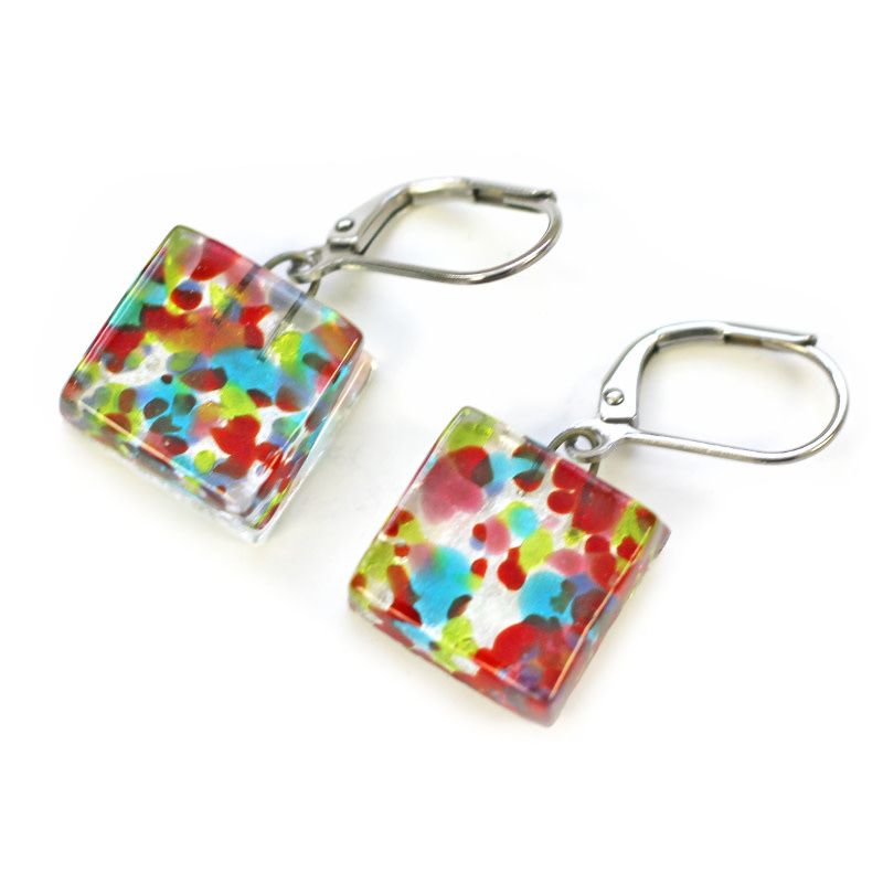 Boucle d&#39;oreille Cré-Art Motifs Multi