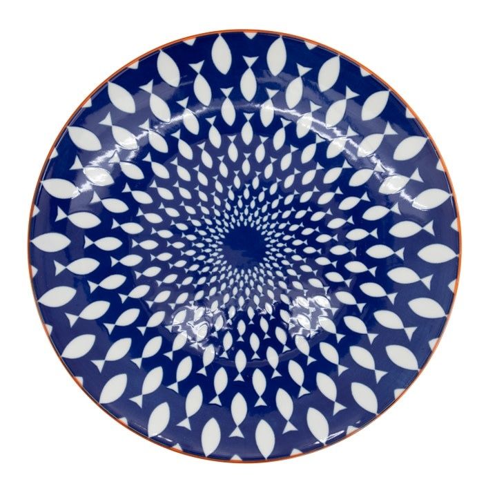 Assiette Kiri Porcelaine 8.5 Side Plate - Fish