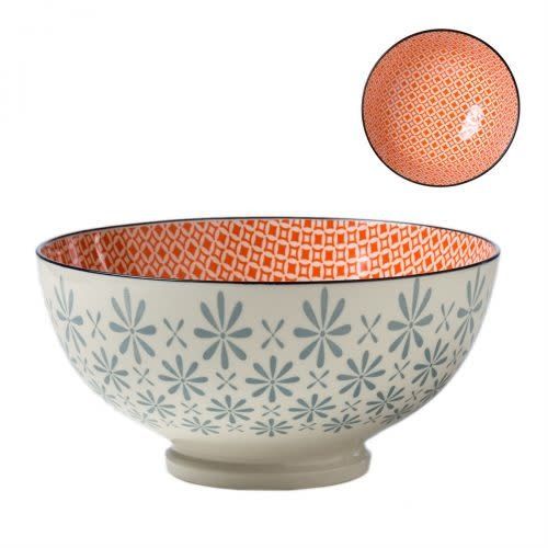 Bol de porcelaine kiri gerbera diamond 8&#39;&#39;