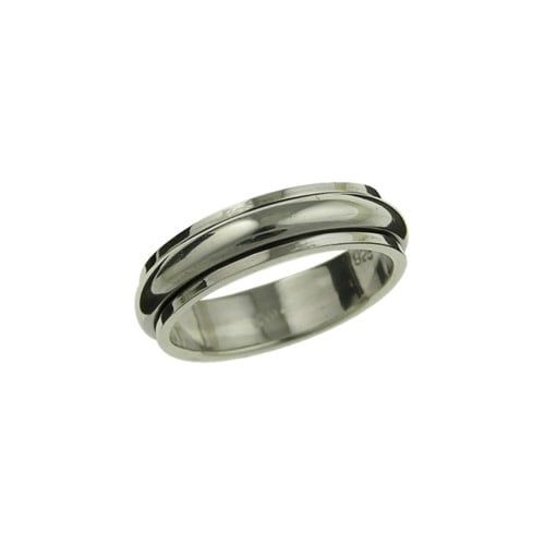 Bague D.S.A.   Jonc qui tourne uni 5mm R1293