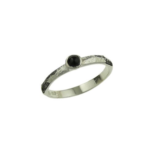  Bague D.S.A.  Jonc onyx cabochon RS1115