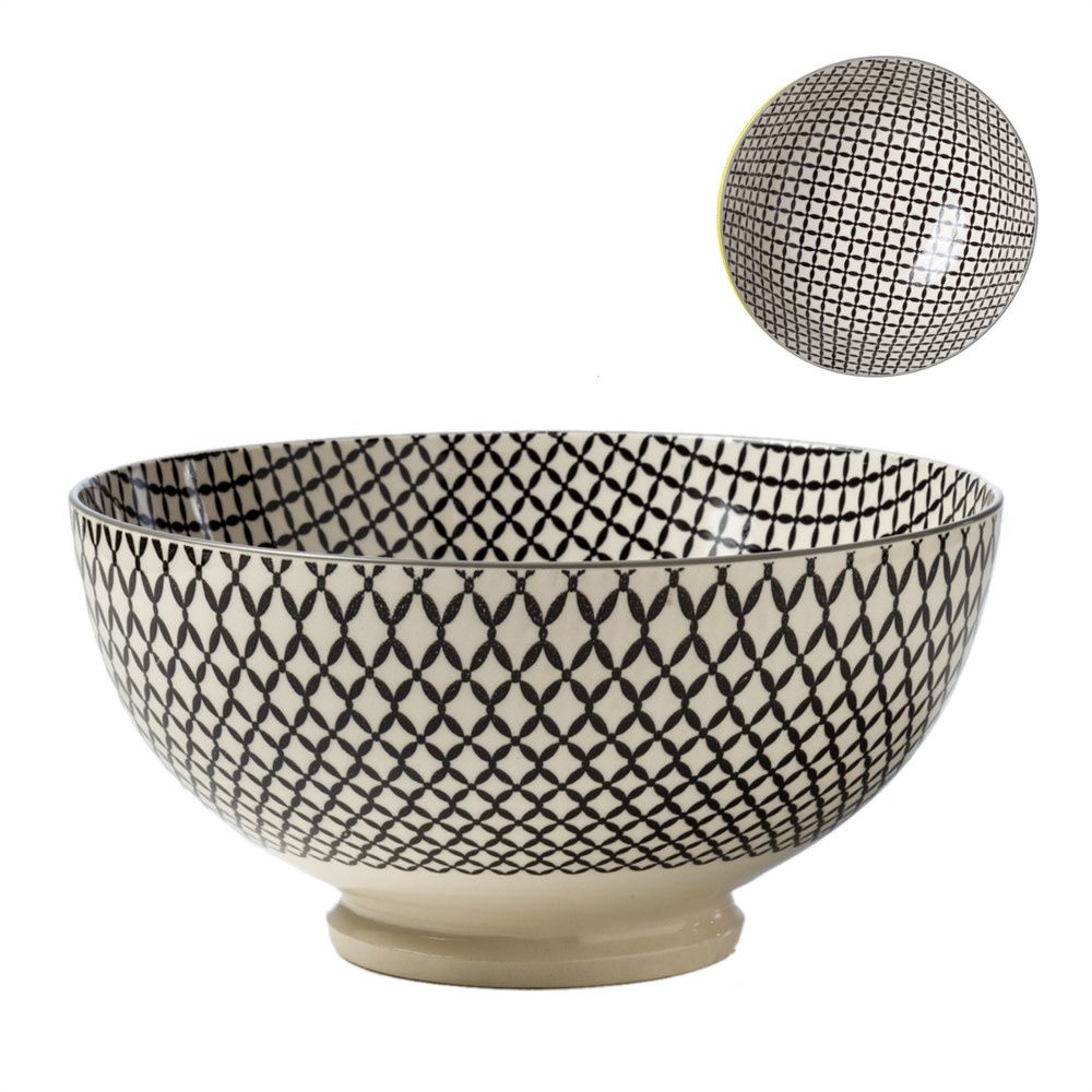 Bol de Porcelaine Kiri 8 Wicker Weave
