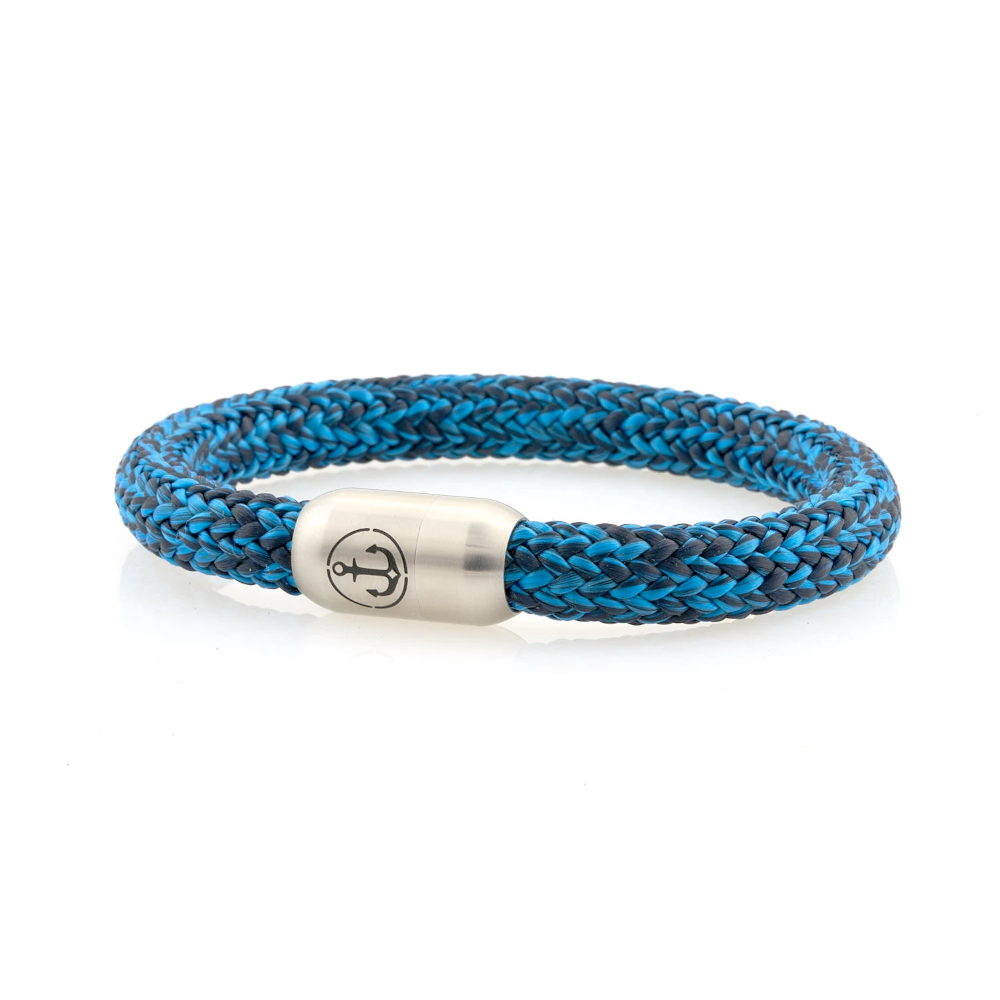  BRACELET BOATSWAIN Anchor BLACK 8 R Ocean-Navy-Rope