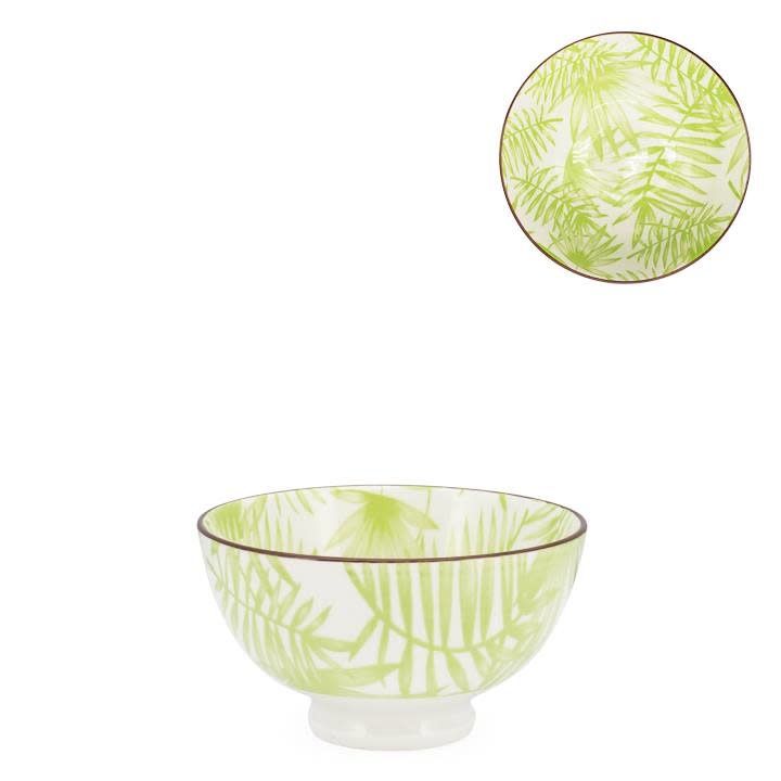 Bol en porcelaine Kiri 4.5 Palm Leaf