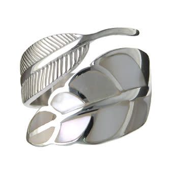 Bague DSA Feuille de Perle RS0105