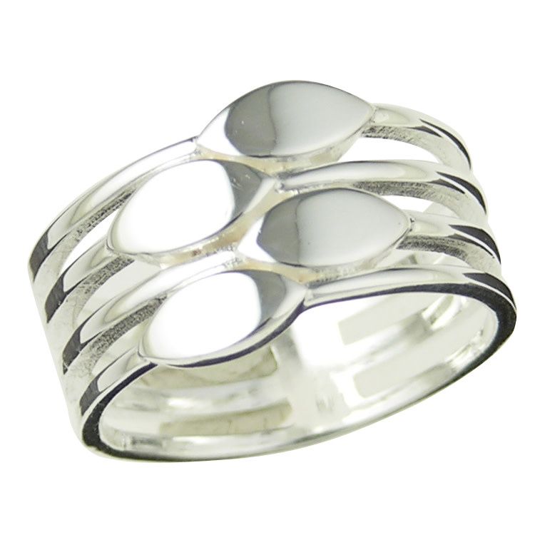  Bague D.S.A.  Jonc Ovale Pointu  R1351