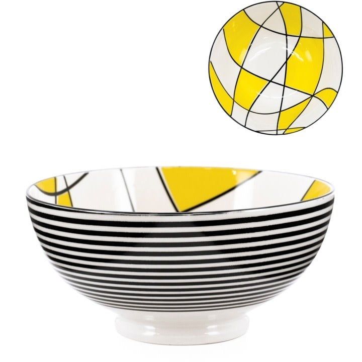 Bol Torre &amp; Tagus Kiri 8 &quot; Abstract Yellow