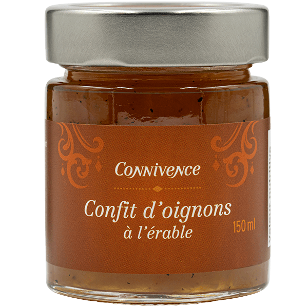 Confit d&#39;oignons à l&#39;érable de Connivence