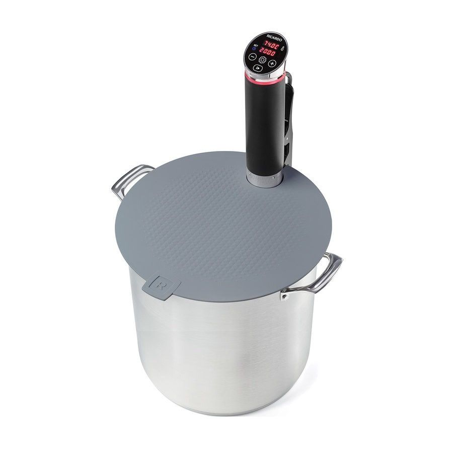 Couvercle en silicone pour le cuiseur sous vide de Ricardo