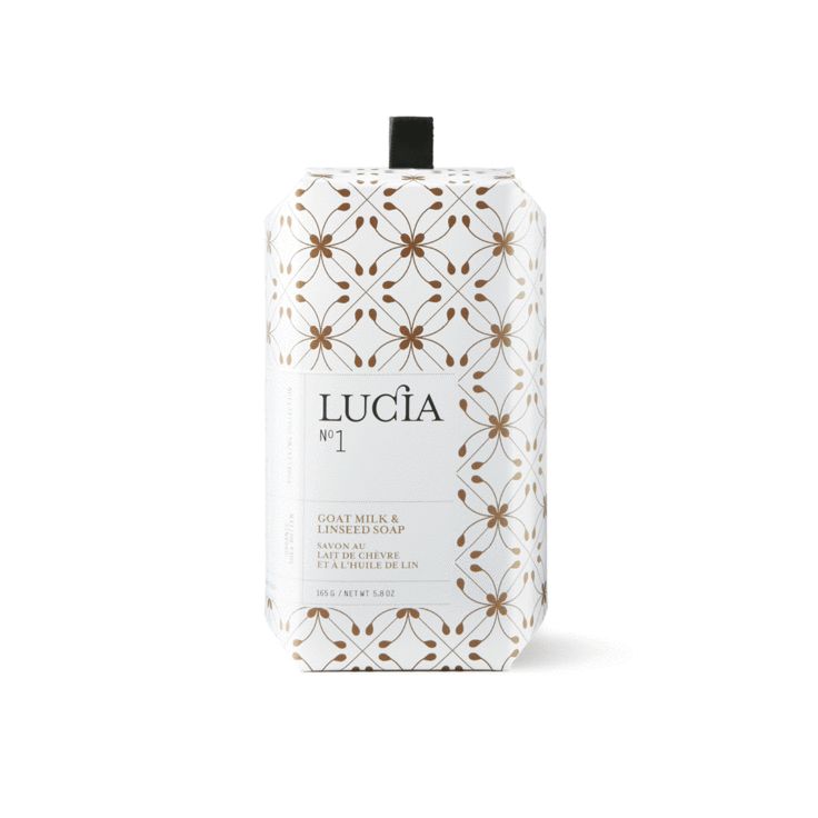 N°1 Savon au lait de chèvre et à l’huile de lin Lucia