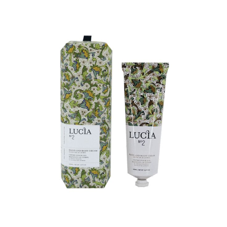N°2 Crème pour les mains et le corps Huile d&#39;olive et feuille de laurier Lucia