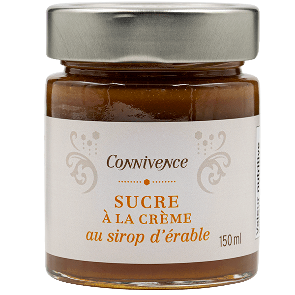 Sucre à la crème au sirop d&#39;érable de Connivence