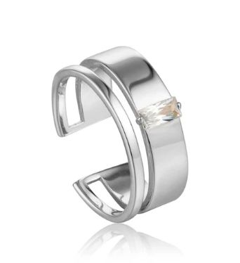 Bague Ania Haie Silver Glow wide adjustable