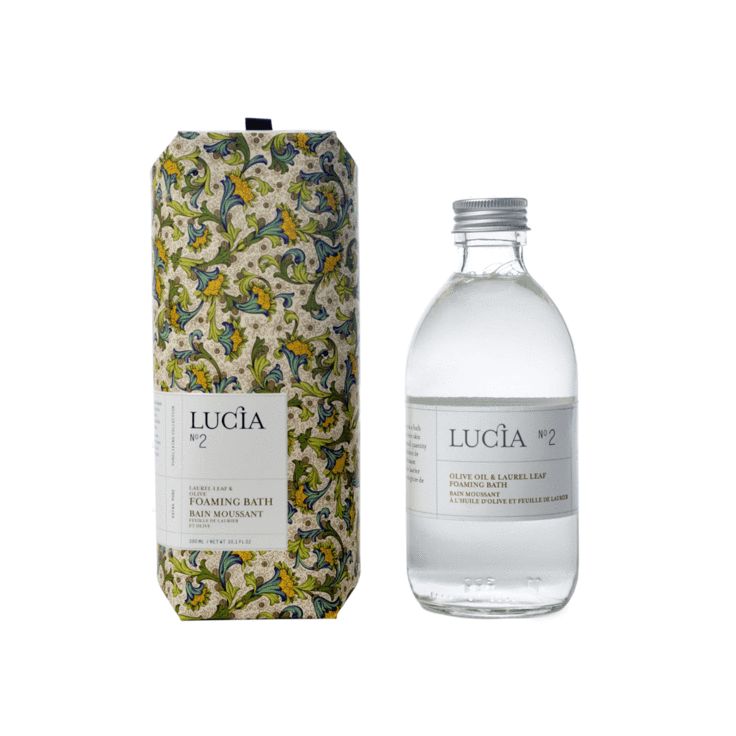 N°2 Bain moussant Huile d&#39;olive et feuille de laurier Lucia