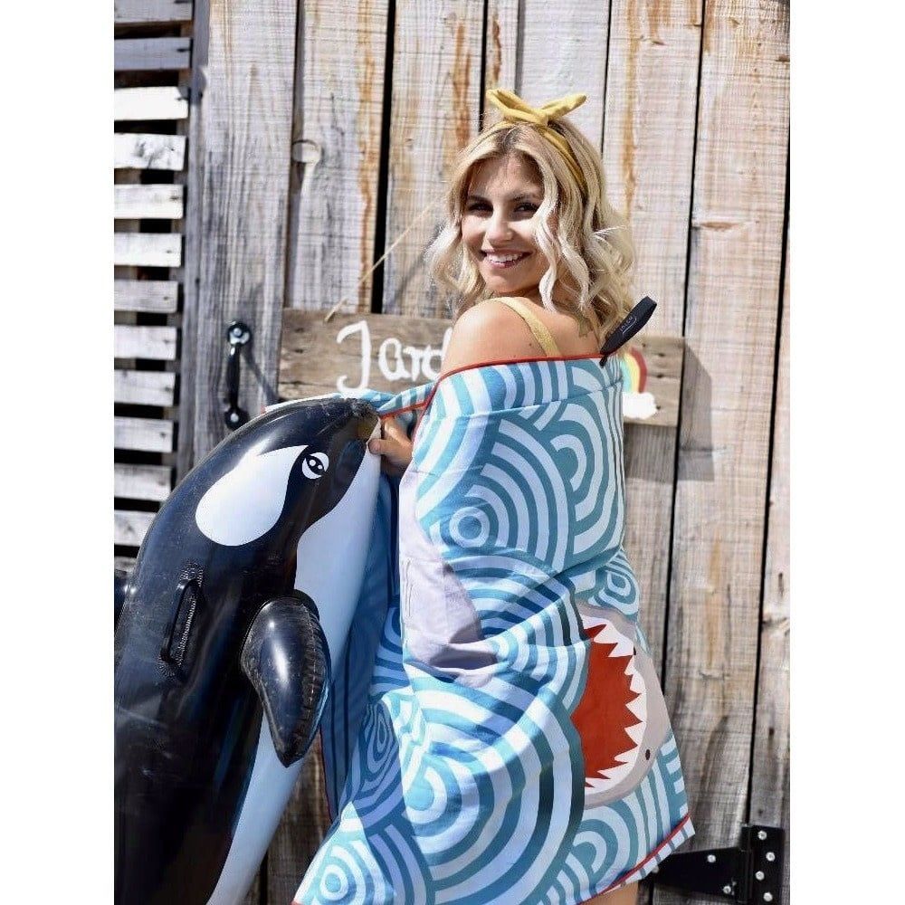 Serviette de plage Solem Les requins du lac St-Jean