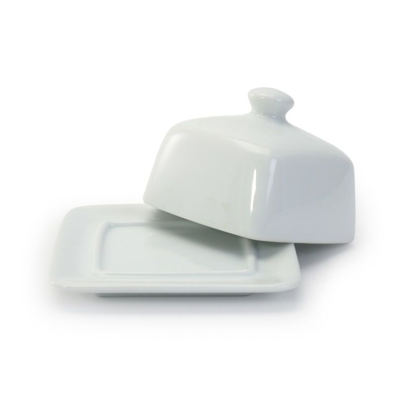 Beurrier carré blanc