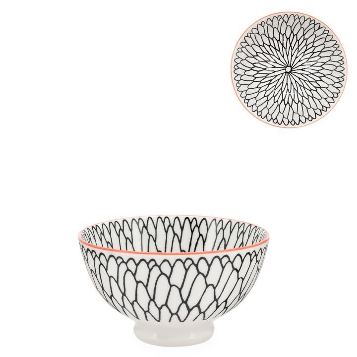 Bol  en porcelaine Kiri 4.5 &#39;&#39; Dahlia
