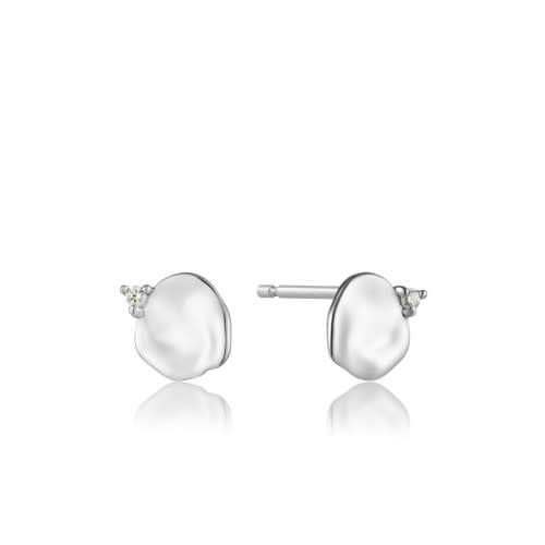 Boucles d&#39;oreilles Ania Haie Silver Crush Disc Stud