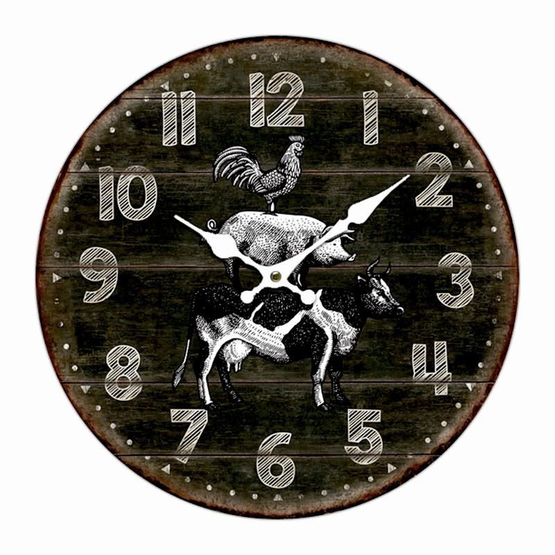 Horloge MDF Farmhouse 633-201