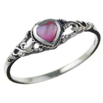 Bague DSA Coeur Perle Rose RS1024