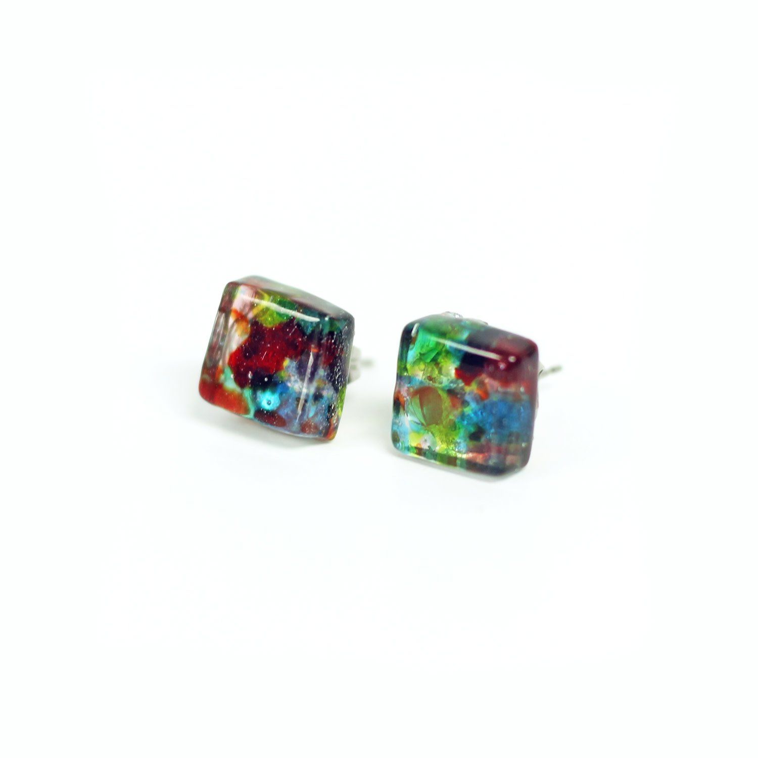 Boucle d&#39;oreilles à motif multi