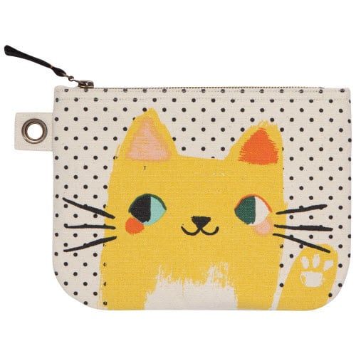Pochette à fermeture éclair Meow Meow