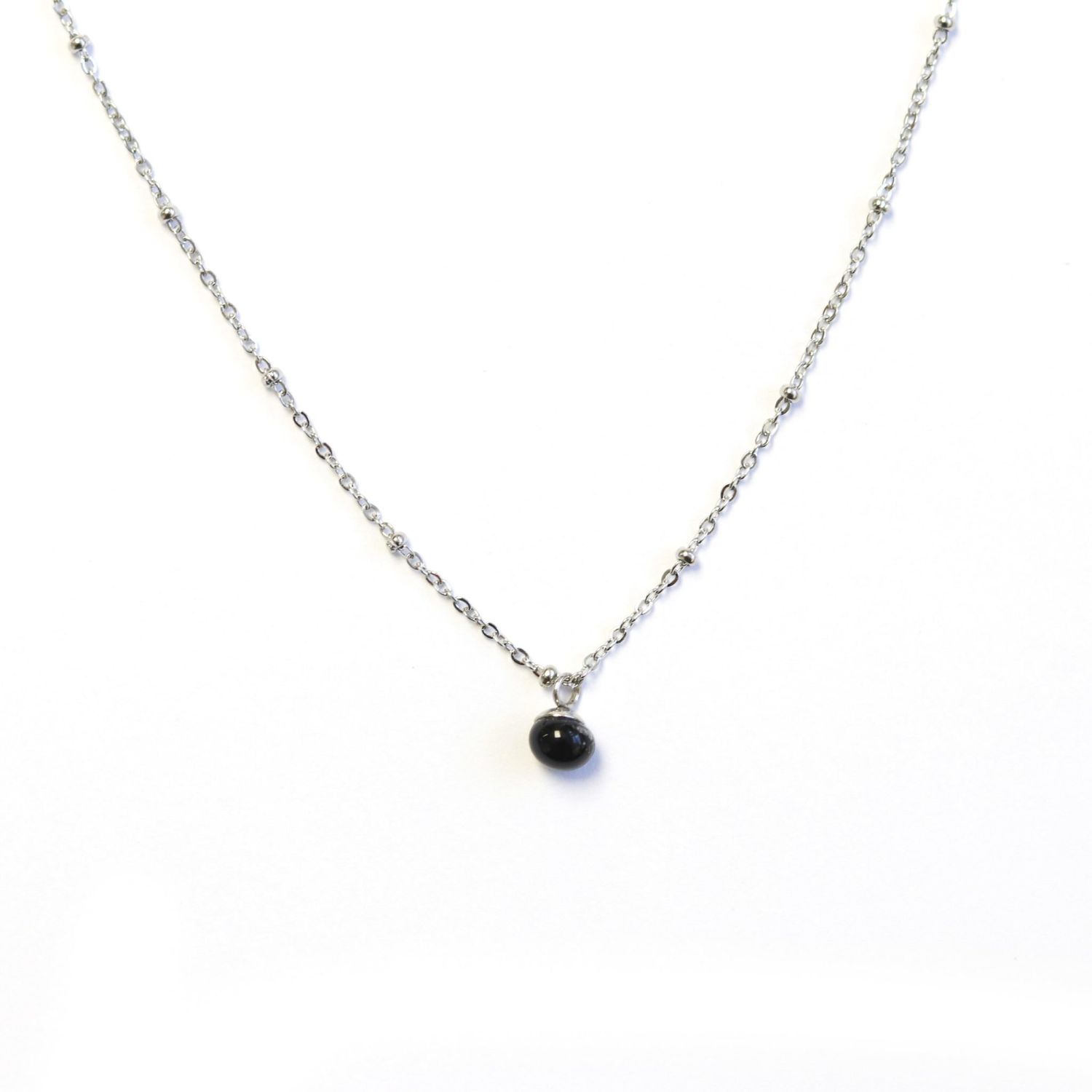 Collier pendantif Light noir