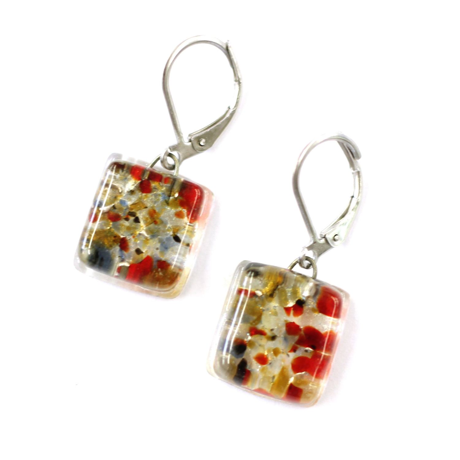 Boucle d&#39;oreilles motifs automne
