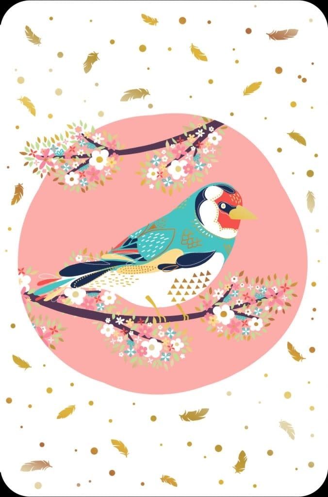 Carte de souhait Oiseau