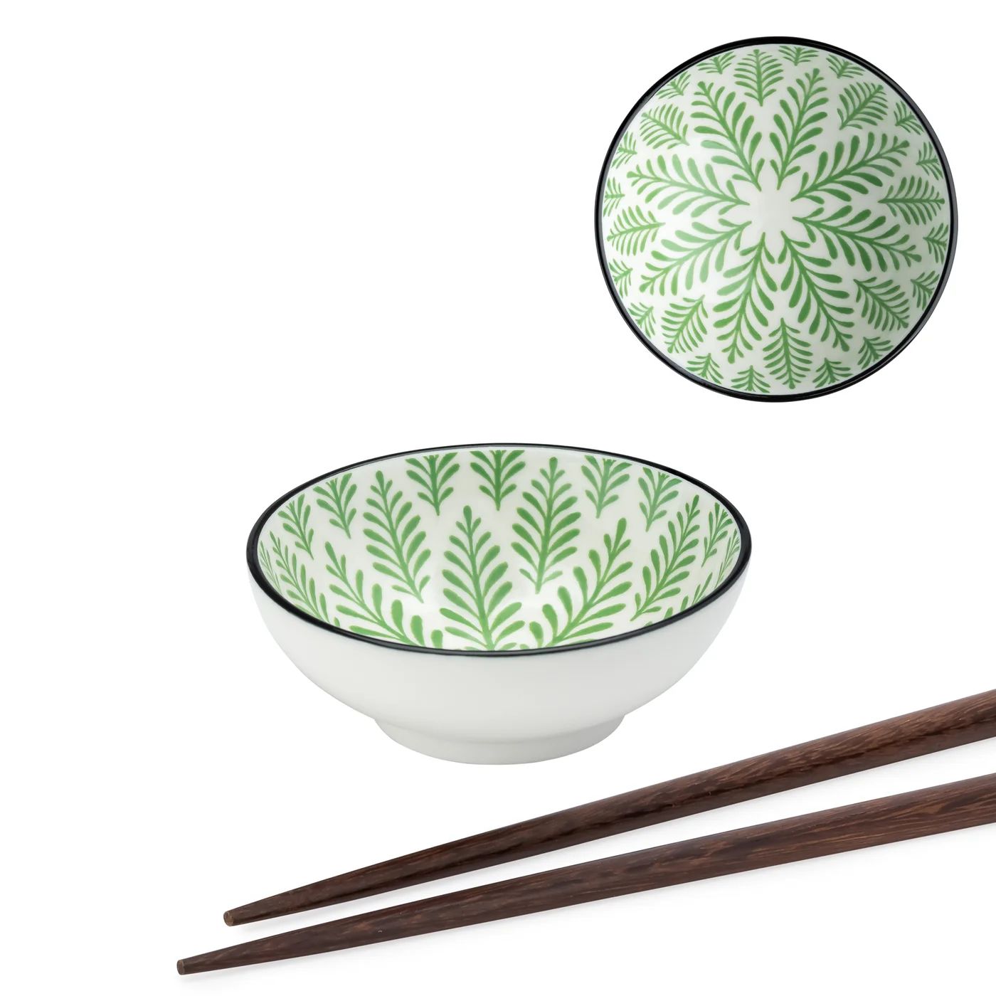 Bol à sauce 3&#39;&#39; en porcelaine Kiri Green Cyprus