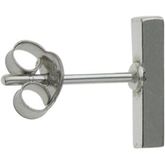 D.S.A. Boucles d&#39;oreilles stud barré carrée E7026