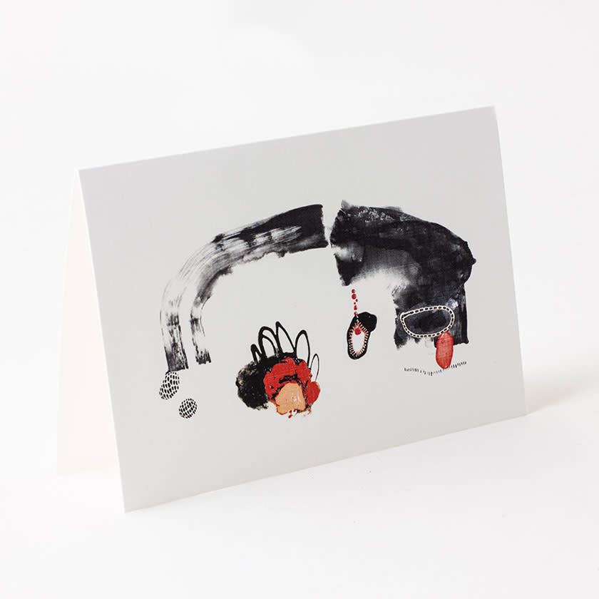 Carte Anne-Marie Chagnon Le Baiser AH-21