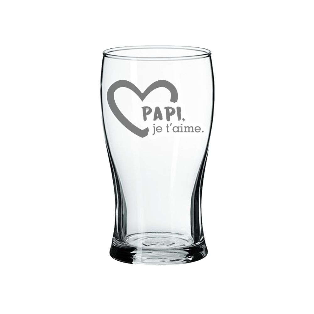 Verre à Bière Papi je t&#39;aime