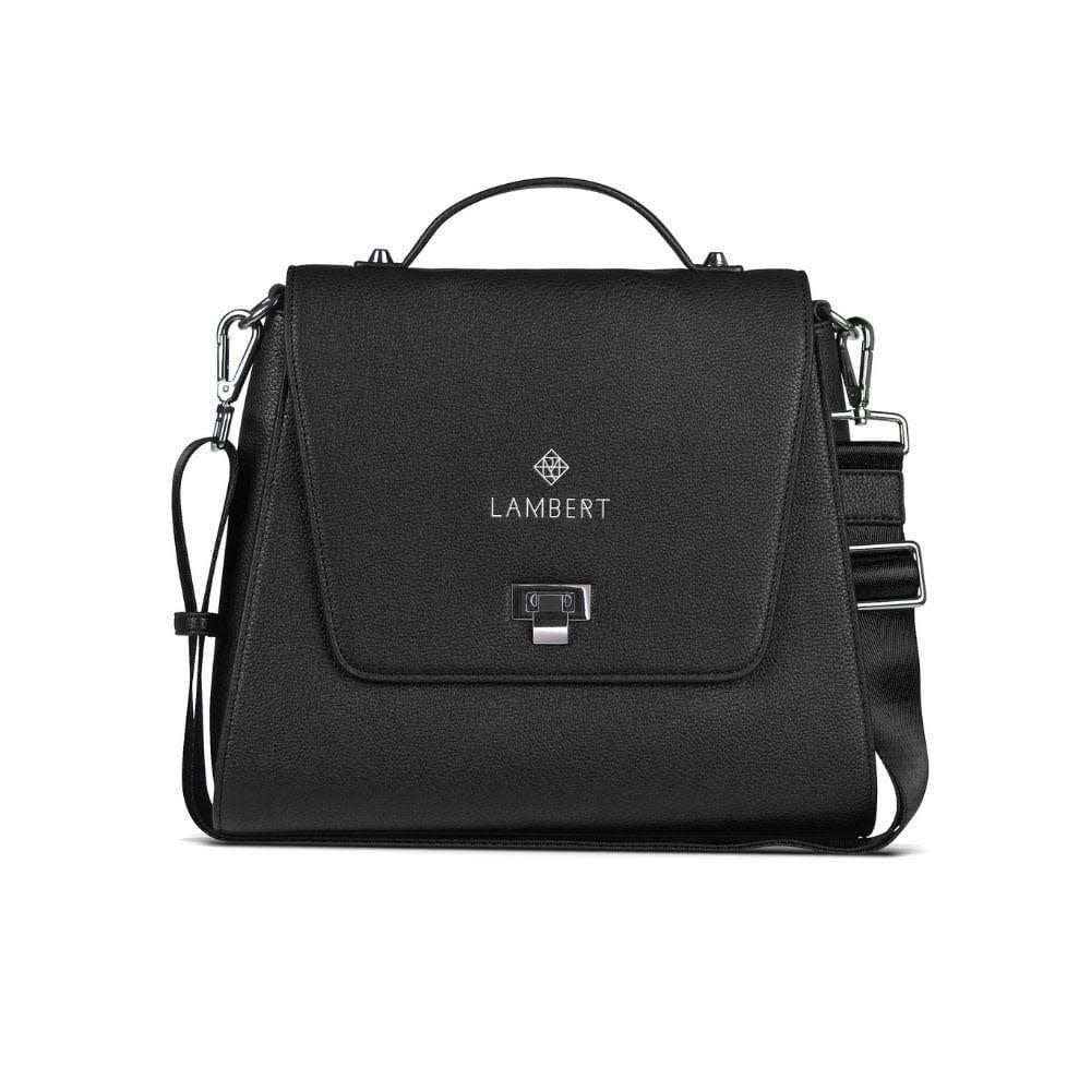 ELIE2 - Sac à main Lambert en cuir vegan Noir Saf