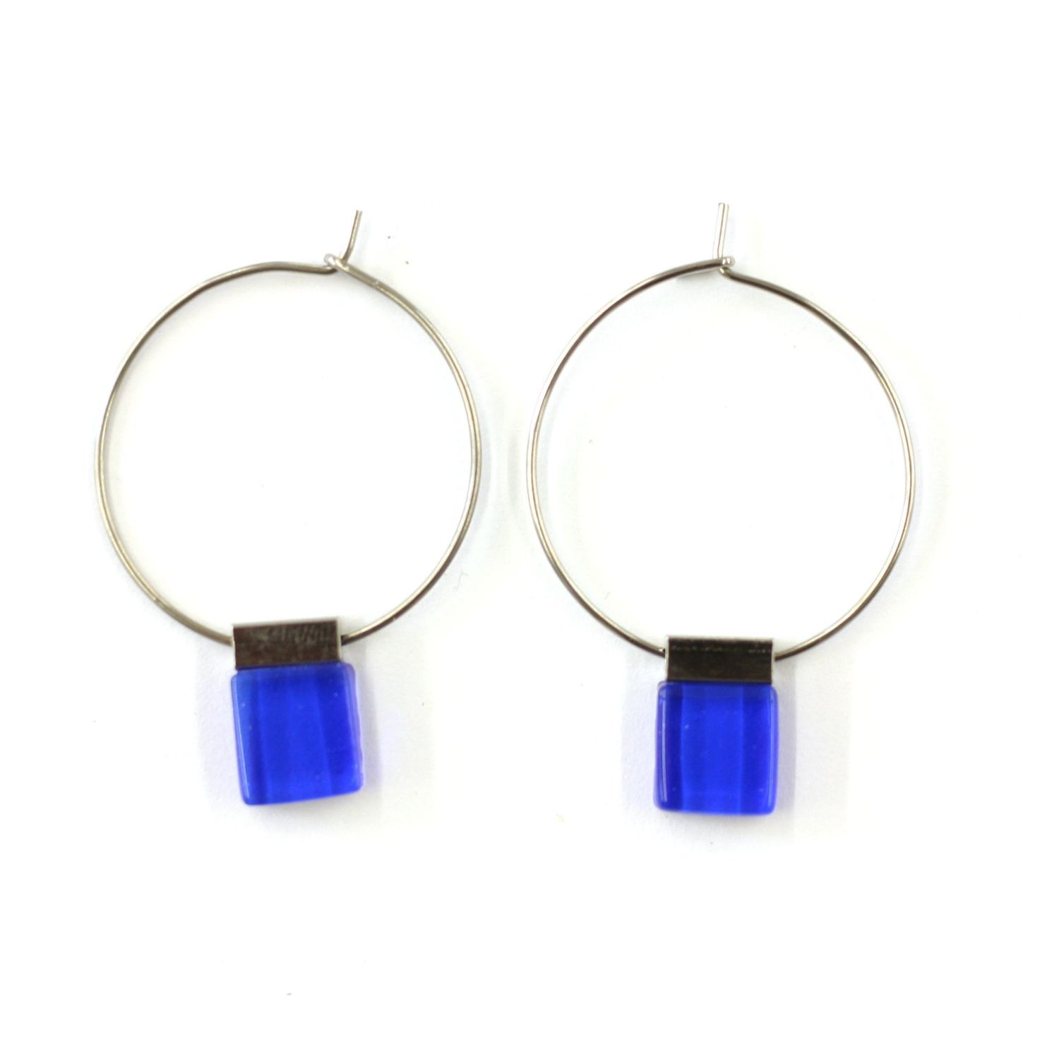 Boucle d&#39;oreilles Misty bleu