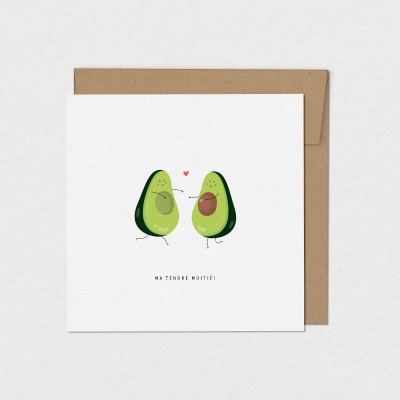 Carte de Souhaits Avocaduo