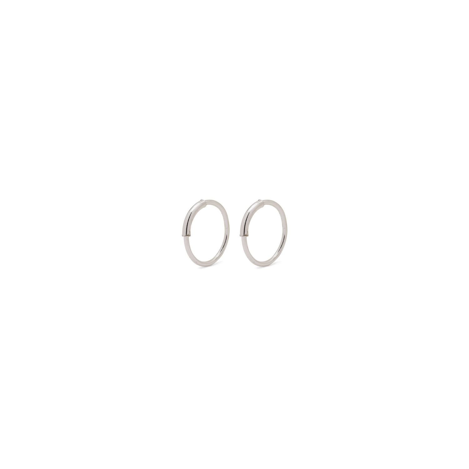 Boucles d&#39;oreilles Raquel argent 8mm  C.C.
