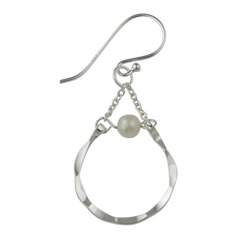 Boucles d&#39;oreilles Larme &amp; Perle E5194