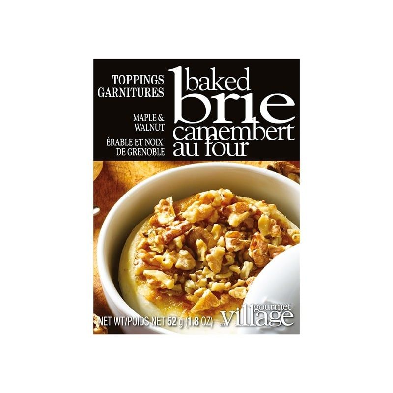 Garnitures pour brie au four Érable et Noix de Grenoble   Gourmet du Village