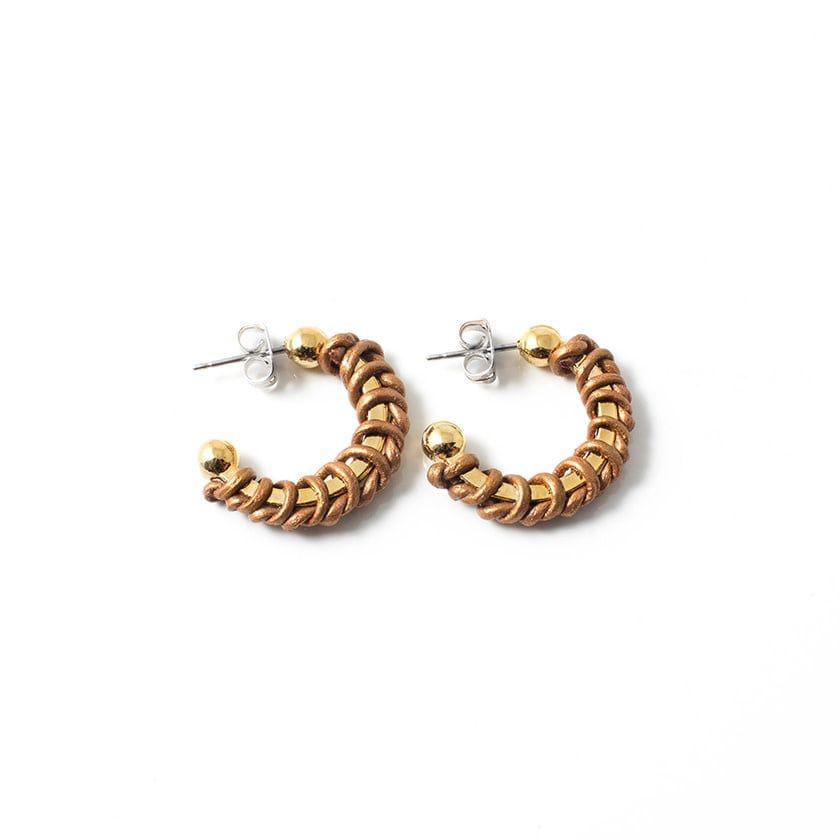 Boucles d&#39;oreilles Anne-Marie Chagnon Halong Or&amp;Sable PE-22