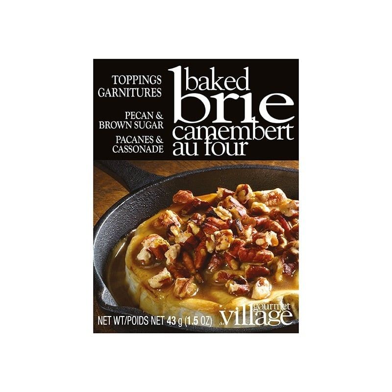 Garnitures pour brie au four Pacanes cassonade   Gourmet du Village
