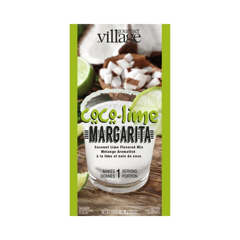 Mélange  aromatisé Margarita à la Lime et Noix de Coco Gourmet du Village (105g)