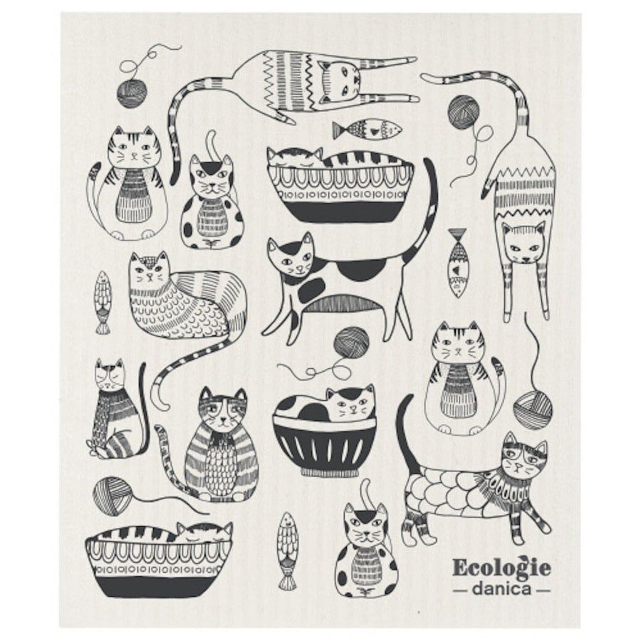 Ens. éponge suedoise Purr Party