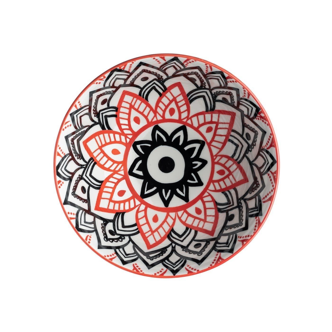 Assiette en porcelaine Kiri 8 Lotus Mandala