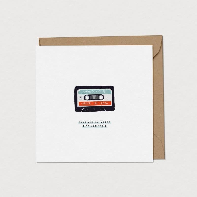 Carte de Souhaits Cassette